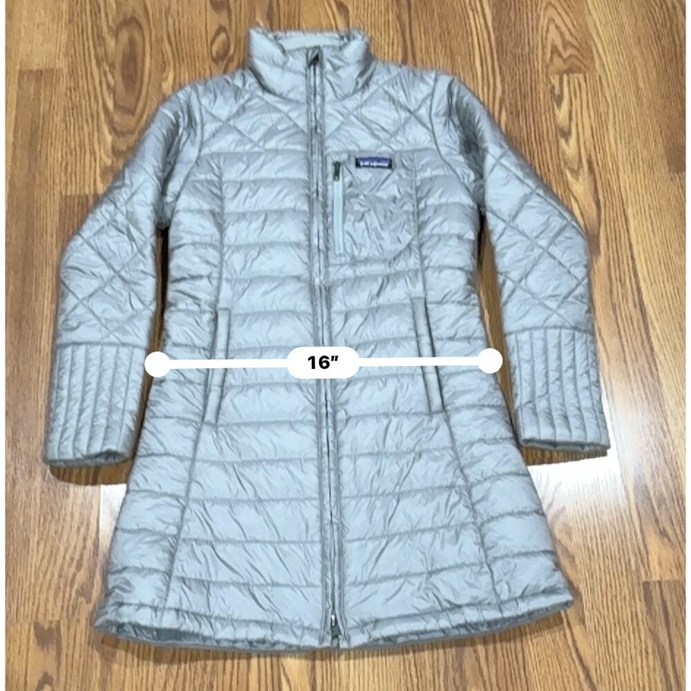 Patagonia Radalie Parka Gray Quilted Insulated Jacket Women’s XS - Picture 10 of 11